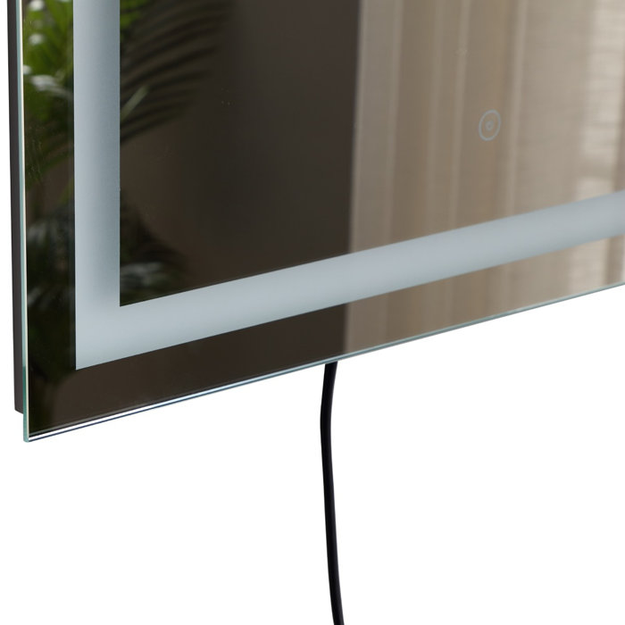 Orren Ellis Butcher Illuminated Modern & Contemporary Lighted Bathroom